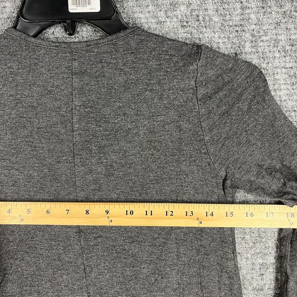 Ming‎ Ming Shirt Small Womens USA Made Tunic Flare Sleeve Gray Minimal Festival - Picture 5 of 8